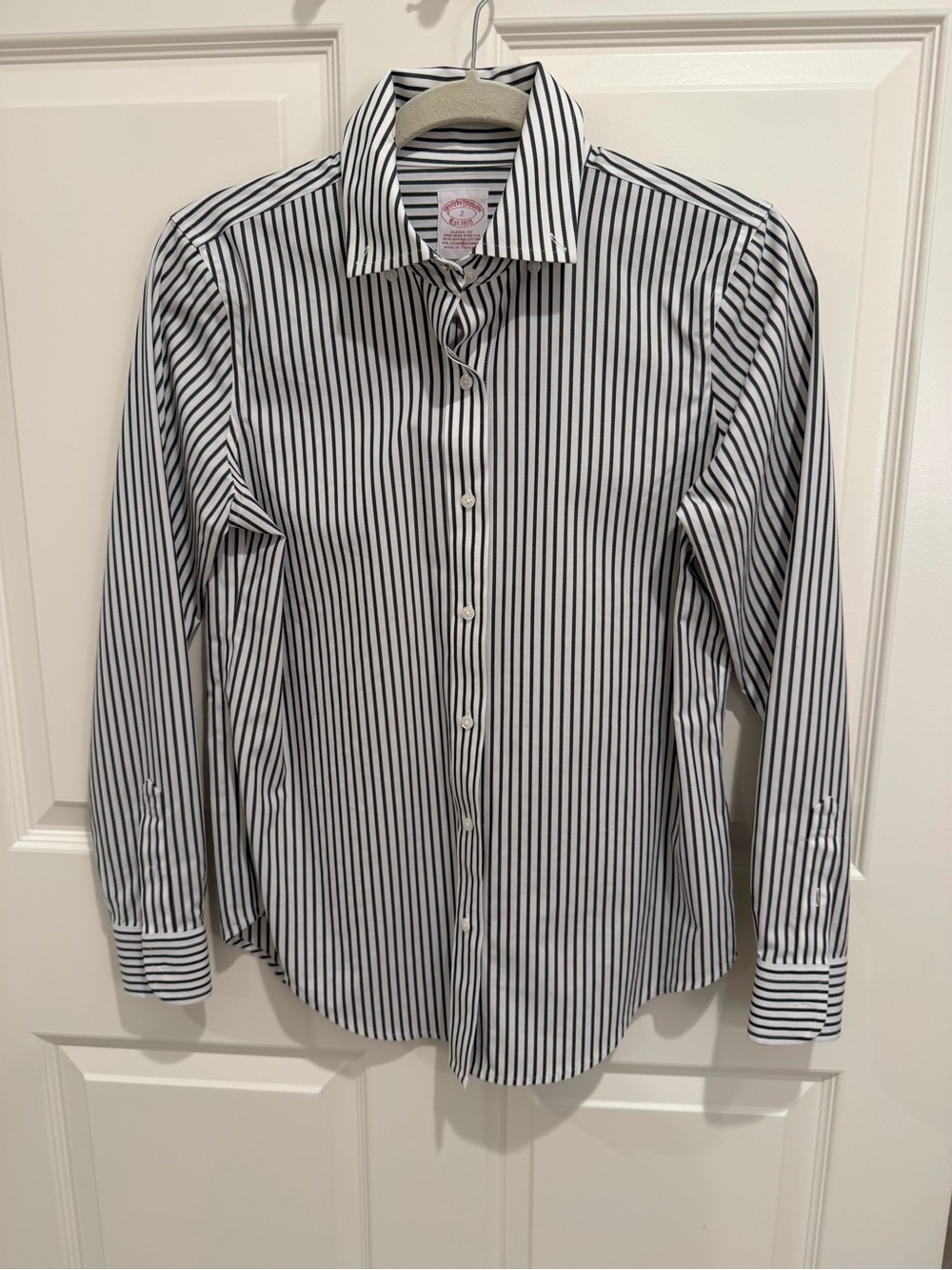 Brooks Brothers Vertical Stripe Dress Shirt